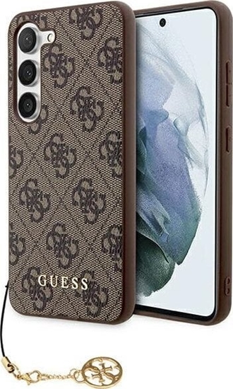 Picture of Guess Guess GUHCSA55GF4GBR A55 A556 brzowy/brown hardcase 4G Charms Collection
