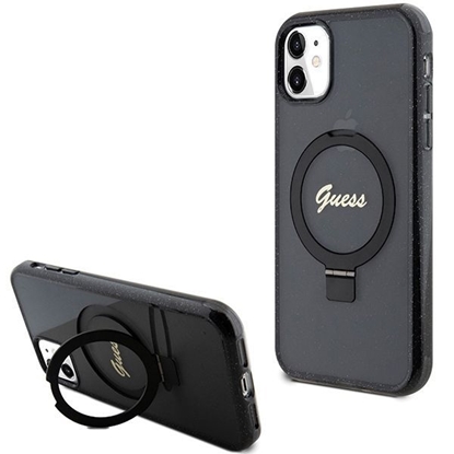 Изображение Guess GUHMN61HRSGSK iPhone 11 | Xr 6.1" czarny|bla