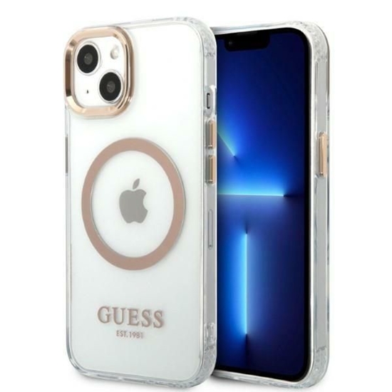 Изображение Guess GUHMP13MHTRMD iPhone 13 6,1" złoty|gold hard