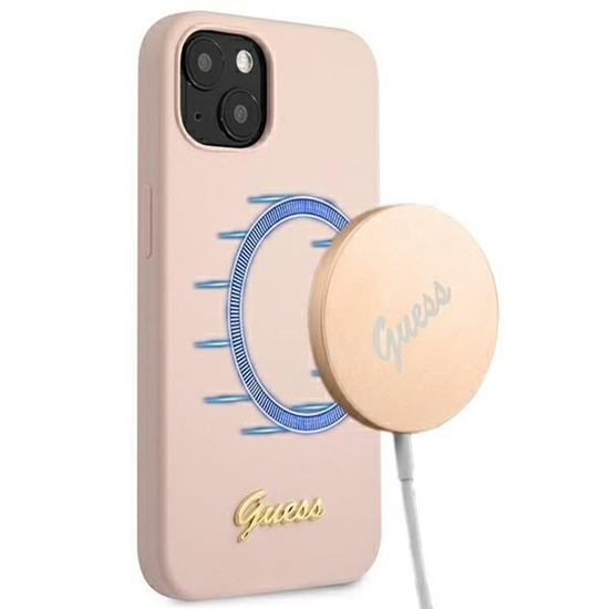 Picture of Guess GUHMP13MLSLMGLP iPhone 13 6,1" jasnoróżowy|l