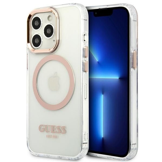 Picture of Guess GUHMP13XHTRMD iPhone 13 Pro Max 6,7" złoty|g