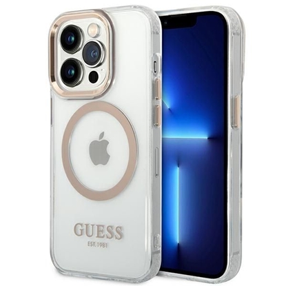 Attēls no Guess GUHMP14LHTRMD iPhone 14 Pro 6,1" złoty|gold 