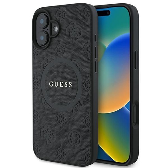 Picture of Guess GUHMP16SPSAPSMEK iPhone 16 6.1" czarny|black