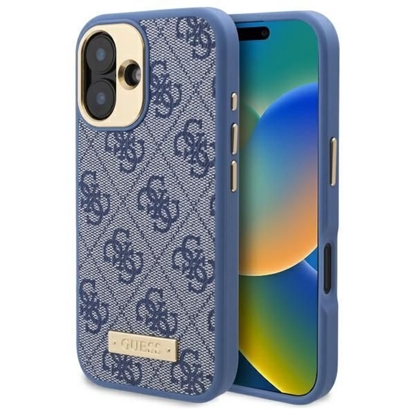 Attēls no Guess GUHMP16SU4GPRB iPhone 16 6.1" niebieski|blue