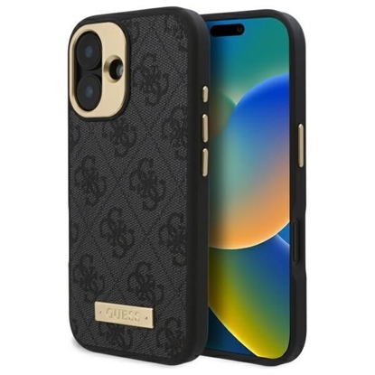 Attēls no Guess GUHMP16SU4GPRK iPhone 16 6.1" czarny|black h