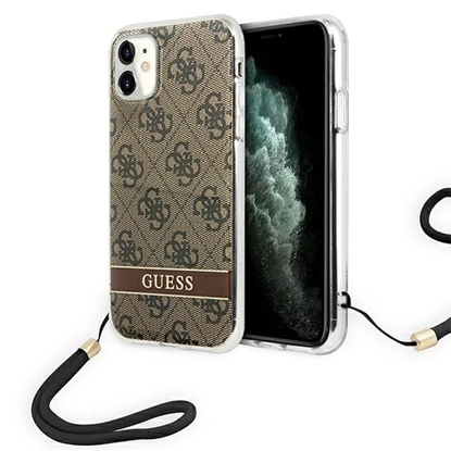 Attēls no Guess GUOHCN61H4STW iPhone 11 brązowy|brown hardca