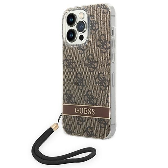 Изображение Guess GUOHCP14LH4STW iPhone 14 Pro 6,1" brązowy|br