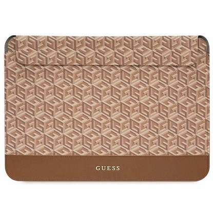 Изображение Etui Guess Guess GCube Stripes Computer Sleeve - Etui na notebooka 14" (Brzowy)