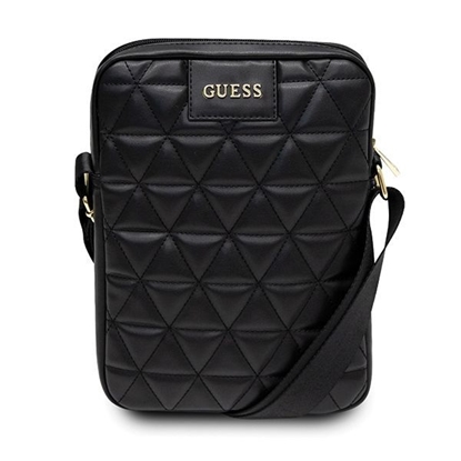 Изображение Guess Torba GUTB10QLBK 10" czarna|black Quilted Ta
