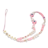 Изображение Guess Phone Strap Beads Shell Pink
