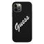 Изображение Guess - iPhone 12 / 12 Pro Silicone Vintage Script Cover Black