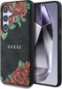 Picture of Guess Leather 4G Flowers Print Metal Classic Logo MagSafe Case for Samsung Galaxy S25