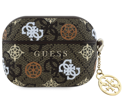 Изображение Guess PU 4G Peony Charm Case for Apple AirPods 3