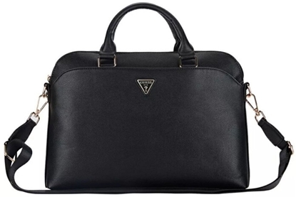 Attēls no Guess PU Grained Triangle Logo Computer Bag for 15"