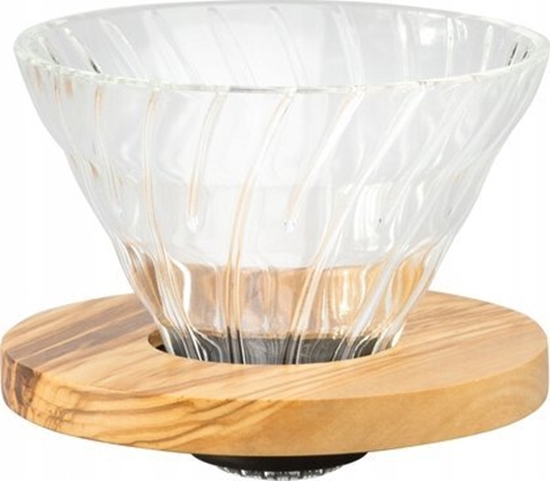 Picture of Hario szklany Drip V60-02 - Olive Wood