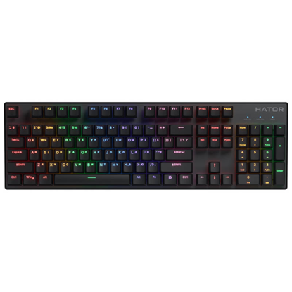Picture of Hator HTK204UA Icefall Mecha Rainbow 104 Wireless gaming keyboard ENG/UA/RU