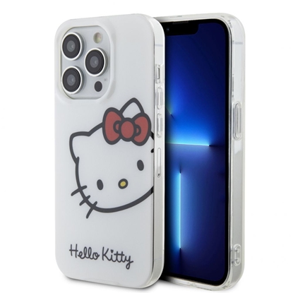 Picture of Hello Kitty - Hello Kitty IML Head Logo Case for iPhone 13 Pro White