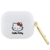 Picture of Hello Kitty Apple Airpods 1/2 cover Silicone 3D Kitty Head White