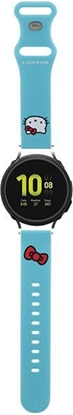 Picture of HelloKitty Hello Kitty Pasek Uniwersalny HKUWMSCHBLB Silicone Kitty Head niebieski/blue 20mm
