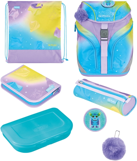 Picture of Herlitz Grundschulrucksack SoftLight GREENline Little Monste