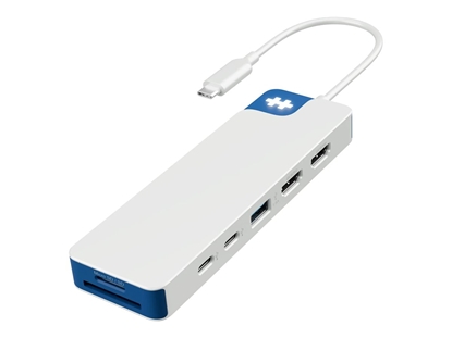 Attēls no HYPER Drive Flex 9 Port Dual 4K HDMI USB-C Hub, Blue |
