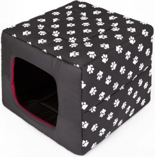 Изображение Hobbydog Legowisko Butterfly - Czarne w apki R4