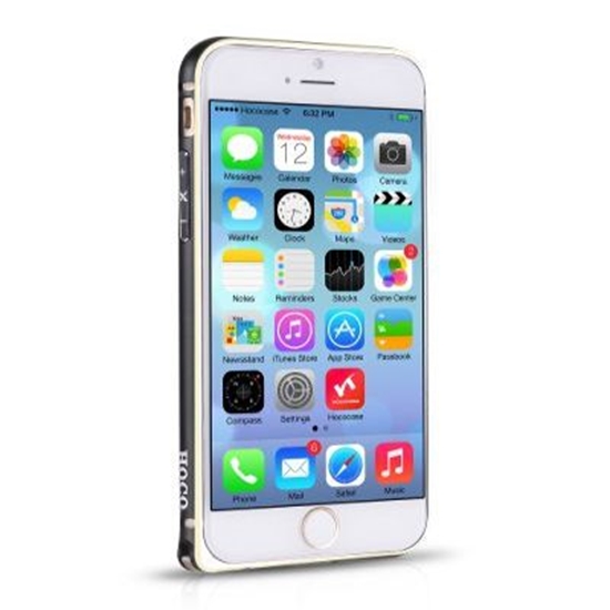 Изображение Hoco Apple iPhone 6 / 6S Blade series Hippocampal Buckle Metal Bumper HI-T025 black