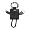 Picture of Hoco Apple iPhone Datu kabelis HQ UPL19 KEY CHAIN PORTABLE CHARGE CABLE BLACK
