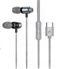 Picture of Hoco M122 Power metal universal digital earphones with microphone Type-C Metal Grey