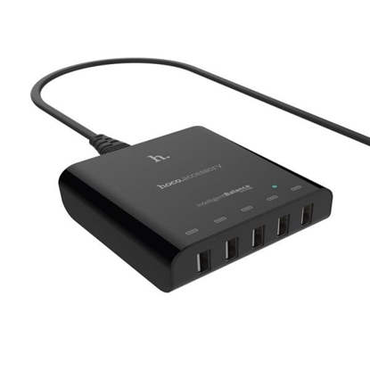 Attēls no Hoco Universal UH501 Smart charger Black