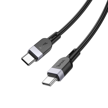 Изображение Hoco X109 Energy 60W silicone charging data cable C to C(L.3M) Black