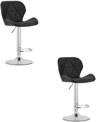 Picture of Hoker WEST - ekoskóra czarny / baza chrom x 2