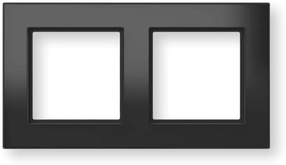Picture of Homematic IP Glasrahmen   2-fach, schwarz