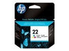 Изображение HP 22 Tri-color Original Ink Cartridge