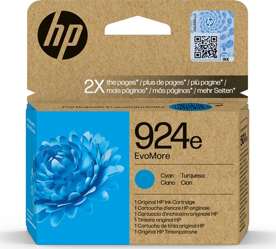 Изображение HP EvoMore 4K0U7NE ink cartridge cyan No. 924e