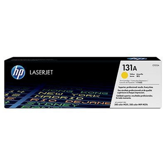 Picture of HP HP 131A Yellow Toner Cartridge, 1800 pages, for HP LaserJet Pro 200 M276n, M276nw