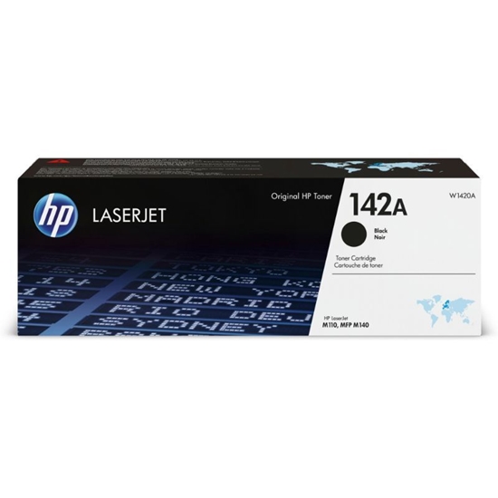 Picture of HP HP 142A Black Toner Cartridge, 950 pages, for HP LaserJet M110w, M110we, M140w, M140we