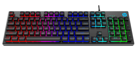 Picture of HP K500F Membrane Gaming Keyboard RGB / USB / ENG