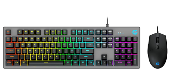 Изображение HP KM300F Gaming Keyboard + Mouse USB / ENG / 6400DPI / RGB