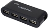 Picture of Logilink USB-HUB 4-Port m. Netzteil    schwarz
