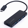 Picture of Hubs Gembird 4-port USB-C 4xUSB 3.1 (Gen 1) Black