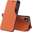 Attēls no Hurtel Eco* Leather View Case elegancki futera etui z klapk i funkcj podstawki iPhone 13 Pro Max pomaraczowy