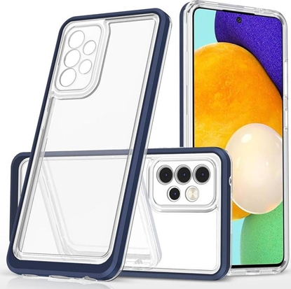 Attēls no Hurtel Etui Clear 3in1 etui do Samsung Galaxy A13 5G elowy pokrowiec z ramk niebieski