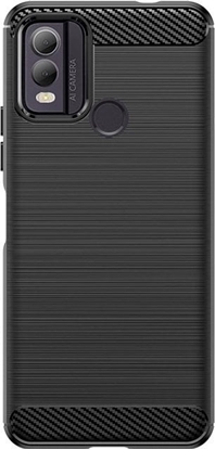 Attēls no Hurtel Etui silikonowe Carbon Case do Nokia C22 - czarne