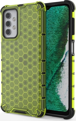 Attēls no Hurtel Honeycomb etui pancerny pokrowiec z elow ramk Samsung Galaxy A32 5G zielony