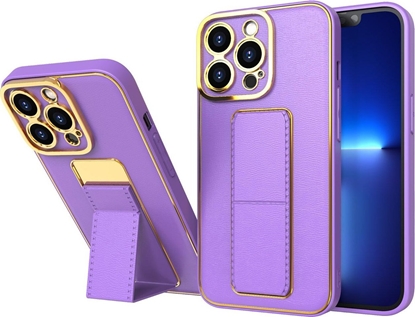 Attēls no Hurtel New Kickstand Case etui do iPhone 12 z podstawk fioletowy