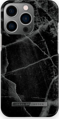 Picture of iDeal Of Sweden IDEAL OF SWEDEN IDFCAW21-I2161P-358 IPHONE 13 PRO CASE BLACK THUNDER MARBLE