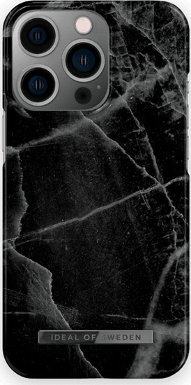 Picture of iDeal Of Sweden IDEAL OF SWEDEN IDFCAW21-I2161P-358 IPHONE 13 PRO CASE BLACK THUNDER MARBLE