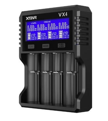 Изображение i-ion 1.5V / 3.6 / 3.7V / Li-FePO4 / Ni-MH XTAR VX4 akumulatora lādētājs :: XSTAR VX4