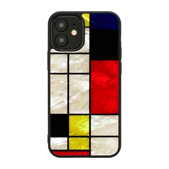 Изображение Ikins Apple case for Apple iPhone 12 mini mondrian black